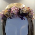 Purple and Faded Lavender Potpourri Crown