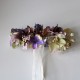 Large mauve flower barrette