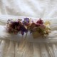 Large mauve flower barrette