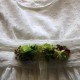 Large green flower belt