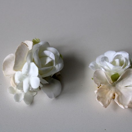 Two ivory Shoe Clips