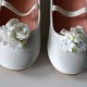 Two ivory Shoe Clips